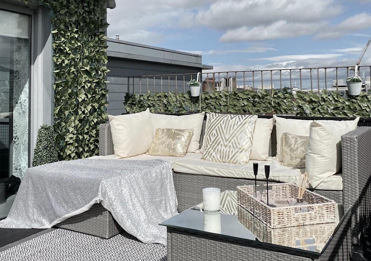 Glasgow Two Bedroom Penthouse Exterior foto