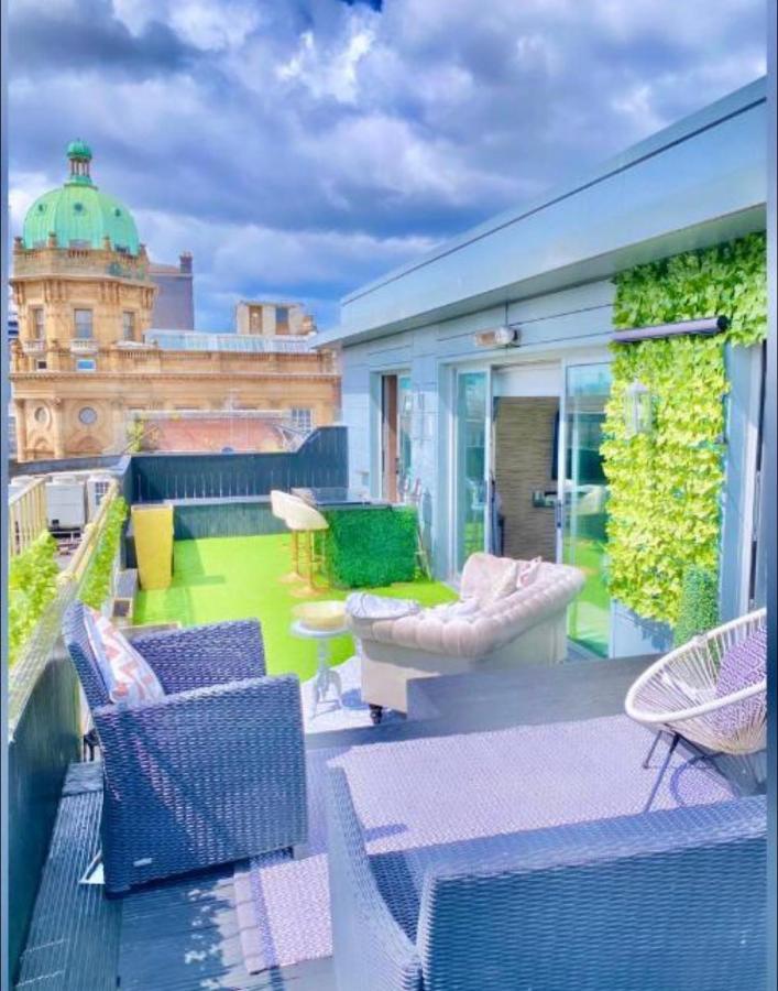Glasgow Two Bedroom Penthouse Exterior foto